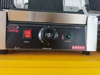 Mini-friteuse électrique professionnelle à tête unique en acier inoxydable, facile à nettoyer, entièrement plate