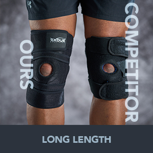 Rodillera para el <span class=keywords><strong>dolor</strong></span> <span class=keywords><strong>de</strong></span> <span class=keywords><strong>rodilla</strong></span>, envoltura ajustable <span class=keywords><strong>de</strong></span> 4 vías, soporte <span class=keywords><strong>de</strong></span> compresión para rótula - Product Image 6