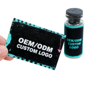 Étiquettes d'emballage plates pour flacons de médicaments personnalisés en peptides biodégradables, autocollants en vinyle holographique avec effet UV