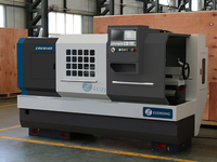 Tour CNC de précision CAK6140 avec système GSK, tour CNC à banc plat robuste avec certification CE