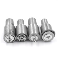 Machine électrique pour la pose de boutons-pression métalliques, de rivets en cuir et de boutons métalliques, avec moules 831, outil de pose T3 T5 T8 et outils pour boucles