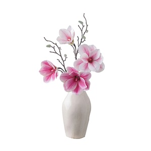 Flor Artificial de Magnolia Fría, de PVC y Goma Suave, Realista, para Decoración de Bodas, Estilo INS, Venta Transfronteriza - Product Image 5