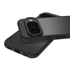 Overseas Pixel 10 Google 10Pro Compatible dos en uno anticaída translúcido esmerilado PC funda para teléfono móvil Protector de cámara para <span class=keywords><strong>A53</strong></span> - Product Image 4