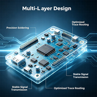 Servicio de Diseño OEM ODM de Placas PCBA Personalizadas de 2 a 12 Capas FR4, Diseño Optimizado para Soldadura de Precisión, Soporte de Ensamblaje de PCB, Gerber y BOM