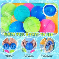 Ballons d'eau en Silicone, ajoutez rapidement des ballons d'eau, des éclaboussures d'eau, Festival, carnaval, jouets de piscine pour enfants