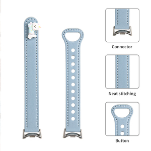 Bracelet de montre sport pliable UPRO Soft 14 mm avec boucle et breloque chien mignon pour Mi Band 10 9 8 pour femmes - Product Image 4