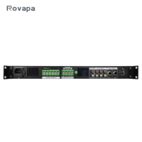 Amplificateur de zone RV-240MS 240W 1U Rack avec 6 entrées audio, 1 sortie audio, lecteur MP3 et fonction radio FM, mixeur professionnel PA