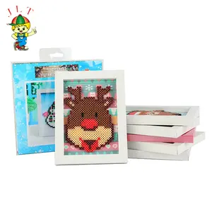 2024 gran oferta Hama Bead 3D Navidad animales forma diseños Multi Color tabla de planchar 5mm Hama Beads Kit para niños Diy Juguetes