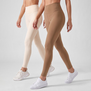 Leggings Deportivos de Yoga para Mujer, de Cintura Alta, Efecto Segunda Piel, Elásticos en Cuatro Direcciones, Sólidos, con Efecto Vientre Plano y Realce de Cadera, para Fitness y Jogging - Product Image 5