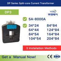 Transformador de Corriente de Núcleo Dividido de Ferrita de Alta Precisión OEM YUCHENG 200A-3000A 0.333V 5A Salida Clase 0.5 50/60Hz para