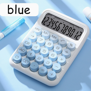 Calculatrice en plastique rose 10 chiffres, alimentée par piles, conception de clavier basique à usage général - Product Image 4