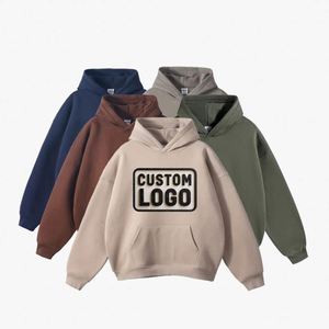 Sudadera con Capucha Personalizada con Logotipo en 3D, Estampado Puff, Tejido Grueso y Pesado, Poliéster, Corte Holgado para Hombre - Product Image 5