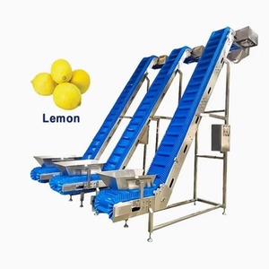 PVC/PU vành đai băng tải tự động cho ăn thực phẩm nghiêng băng tải cho trái cây z-loại dễ dàng làm sạch vành đai băng tải máy với đòn chêm - Product Image 2