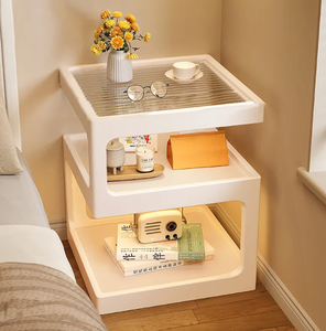 Wholesale Luxury Nightstand Modern Bedside <strong>Table</strong> Bedroom Furniture High Quality Durable <strong>Side</strong> <strong>Table</strong> <strong>Storage</strong> for Home Use - Product Image 3
