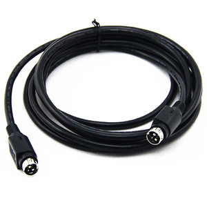 <span class=keywords><strong>Cable</strong></span> de impresora Mini Din de alta corriente personalizado de fábrica de 3 pines macho a macho Din 3P interfaz Hosiden enchufe de alimentación grande Mini Din - Product Image 3