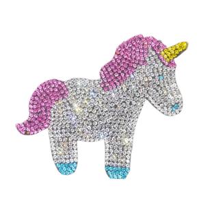 Nueva llegada águila parche de diamantes de imitación con adhesivo de diamantes de imitación hierro en parches cuentas cristal diamante apliques para sombreros - Product Image 5