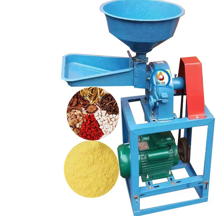 Venda quente de pequena capacidade moinho de disco de grãos de milho triturador máquina de moer