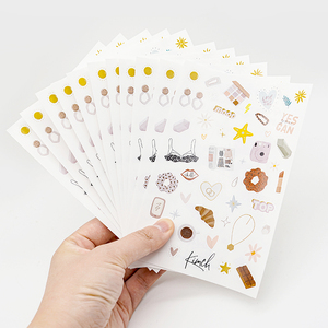 Autocollants personnalisés de haute qualité, imperméables, avec logo de marque, impression d'étiquettes, autocollants en vinyle auto-adhésifs, découpés à la forme, sur feuilles. - Product Image 1