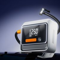 Gonfleur de pneus de voiture à charge sans fil, affichage numérique, pompe à air portable, double écran, 12V avec batterie externe pour utilisation en véhicule