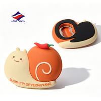 Imán de PVC de Silicona 3D 2D de LZY, Recuerdo Turístico de Goma Suave, Imán de PVC Personalizado para Refrigerador con su Logotipo