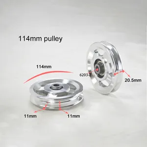 CNC Machining Serpentine Belt Pulleys Pulley System Gym Timing Belt Pulley