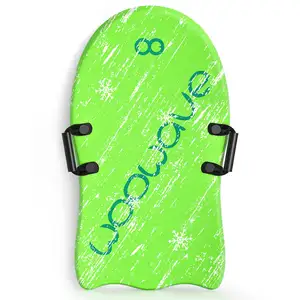 Woowave Durable Green Adult Snow Ski Sled Los mejores trineos de nieve de espuma para niños y adultos