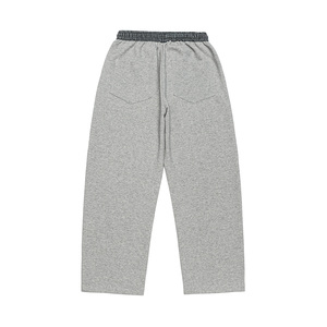 Pantaloni Sportivi da Uomo Taglie Forti, in Tessuto Terry, Tinta Unita, Cotone Elasticizzato Traspirante, con Ampio Cordoncino e Vita Elastica, 8XL-10XL - Product Image 3