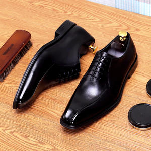 Chaussures habillées formelles en cuir de haute qualité à bout carré pour hommes 2025 - Product Image 2