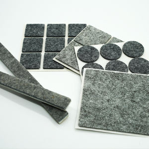 Möbel Bodenschutz Rutsch fester Gummi Selbst klebende Fuß polster Recyceltes Filz polster für Möbel Stuhl Tisch Bein Fuß schutz - Product Image 2