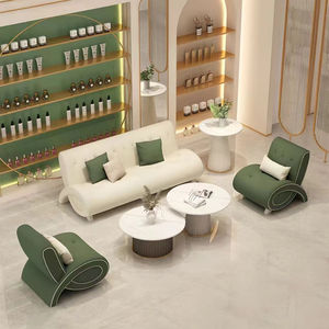 Одноместный роскошный диван, кофейный столик для гостиной, досуга, ресепшн, салон красоты, эксцентричный стул - Product Image 3