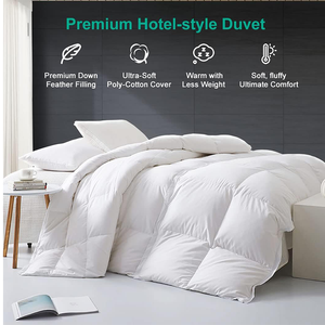 Edredón de seda de morera 100% de lujo con edredón de seda cubierto de algodón para todas las estaciones - Product Image 2