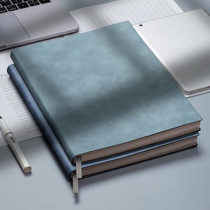 B5 Cuaderno <span class=keywords><strong>grande</strong></span> cubierta de cuero suave literario exquisito simple A4 línea horizontal diario reunión de negocios registro Bloc de notas - Product Image 4