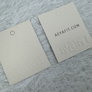 Bán Buôn Tùy Chỉnh Thiết Kế Mới Trong Suốt Colourful Giấy Treo Thẻ Tên Thương Hiệu Nhãn Cho Quần Áo Túi Giày Thẻ May Mặc - Product Image 5