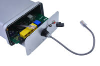 2024 GIET RJ45 connecteur étanche IP68 prise de transfert femelle M21 connecteur réseau avec couvercle en caoutchouc 8p8c prise de montage sur panneau