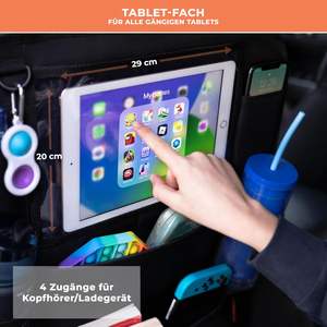 Paquete de 2 Organizadores para Asientos de Coche, Organizador para el Respaldo del Asiento para Niños, Protector de Respaldo de Asiento de Coche, Embalaje para Venta por Correo - Product Image 3