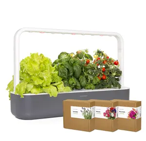 Sistema de cultivo de plantas hidropónicas para interiores Hydrcrogreens Bean Screen Microgreens Sprout Kit Herb Smart Home Garden Grow Kit