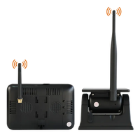 NOUVEAU Arrivée 2.4G WiFi HD 5 pouces Moniteur avec panneau solaire sans fil Bus Van Truck RV Car DVR Front Rear View Camera