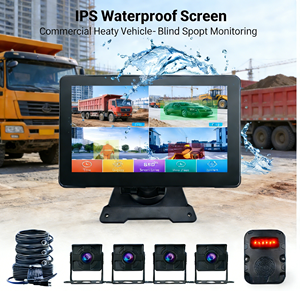 Caméra de recul TFT LCD étanche de 7 pouces avec détection de piétons BSD double canal, système d'alarme sonore <span class=keywords><strong>et</strong></span> visuel, <span class=keywords><strong>enregistrement</strong></span> en boucle - Product Image 4