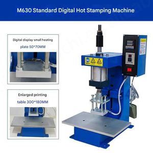Powerful Semi-automatic Heat Press Leather Logo Hot Foil Stamping Machine Copper Mould for Paper and <b>Card</b> <b>Printer</b> - Product Image 6