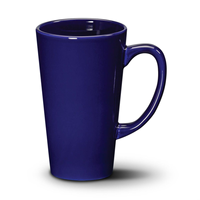 Mug en céramique porcelaine prêt pour la sublimation, imprimé sur mesure, 12 oz, blanc, forme conique, sans BPA, passe au lave-vaisselle, personnalisation, écologique