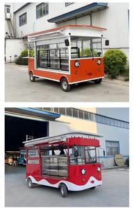 รถเข็นขายอาหารเคลื่อนที่ไฟฟ้าแบบพกพาประสิทธิภาพสูง ดีไซน์ทันสมัย เหมาะสำหรับธุรกิจขายไอศกรีมและชานมในตลาดกลางคืน - Product Image 4