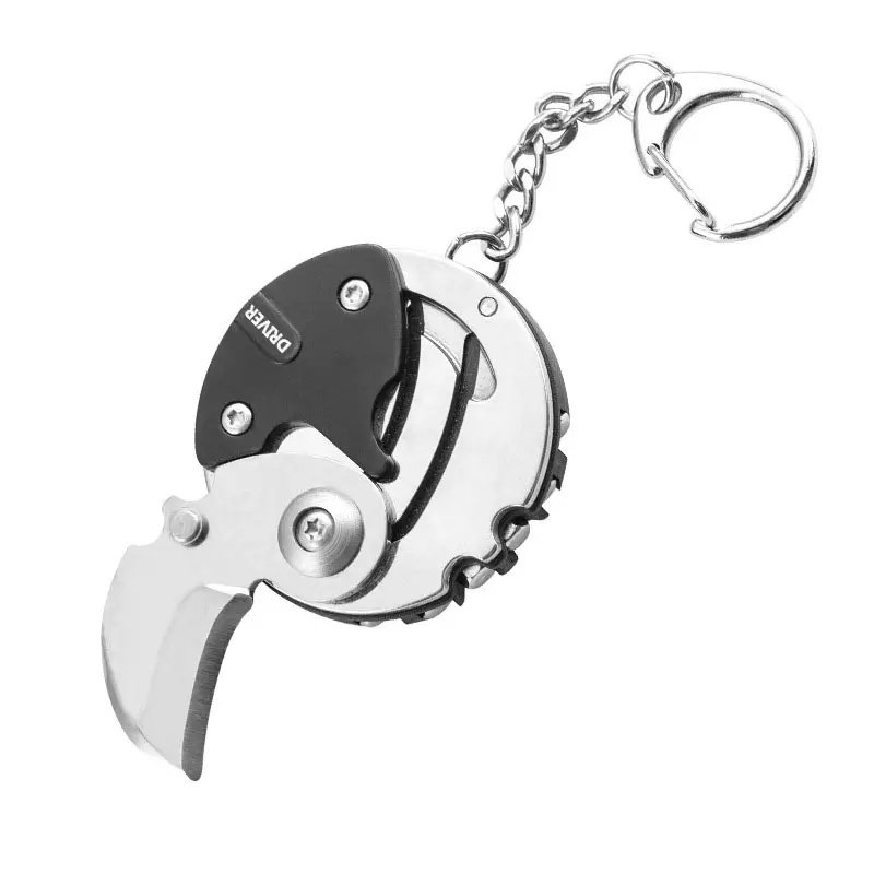 Free Sample Mini Size Camping EDC Multi-function Pocket Knife Key Chain Multi Tool