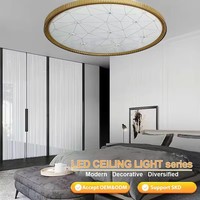 changement de couleur gris intérieur décoration de la maison salon chambre LED plafonnier 24W 36W lumière pour plafonnier