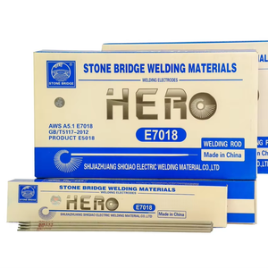 Electrodos de soldadura de suministro de fábrica/varilla de soldadura de Puente de Piedra/electrodos de varillas de soldadura E6013 E6011 E7018 <span class=keywords><strong>E7024</strong></span> - Product Image 1