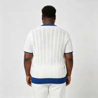 Pull-over en maille jacquard brodé à col rond, couleur unie, respirant, avec poche poitrine, pour homme, OEM ODM 'KTY'