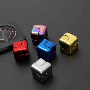 Cube Focus Toy Infinity Gear <strong>Fidget</strong> Cube Spinner Transformable Spinning Top <strong>Metallic</strong> <strong>Fidget</strong> Toys 2-in-1 Toys - Product Image 2