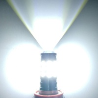 JiaChi lampu kabut Auto Super terang, lampu kabut, lampu depan 27SMD, lampu 3030Chip, lampu berjalan siang hari
