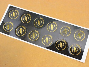 Autocollant en papier de bonne qualité, étiquette en papier doré brillant brillant brillant - Product Image 5