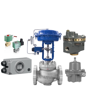 Vanne de régulation de débit ASCO 262 avec positionneur de vanne Samson 3730-31, amplificateur de volume Fisher 2625, filtre régulateur 67CFSR - Product Image 1