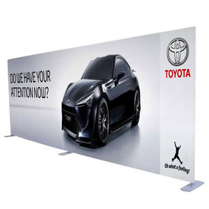 Custom Fabric Background Cover <b>Wedding</b> Party Stage Decoration Portable Tension Fabric Pillow Case Backdrop - Product Image 4